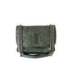 サン・ローラン ニキ ヴィンテージ レザー バッグ